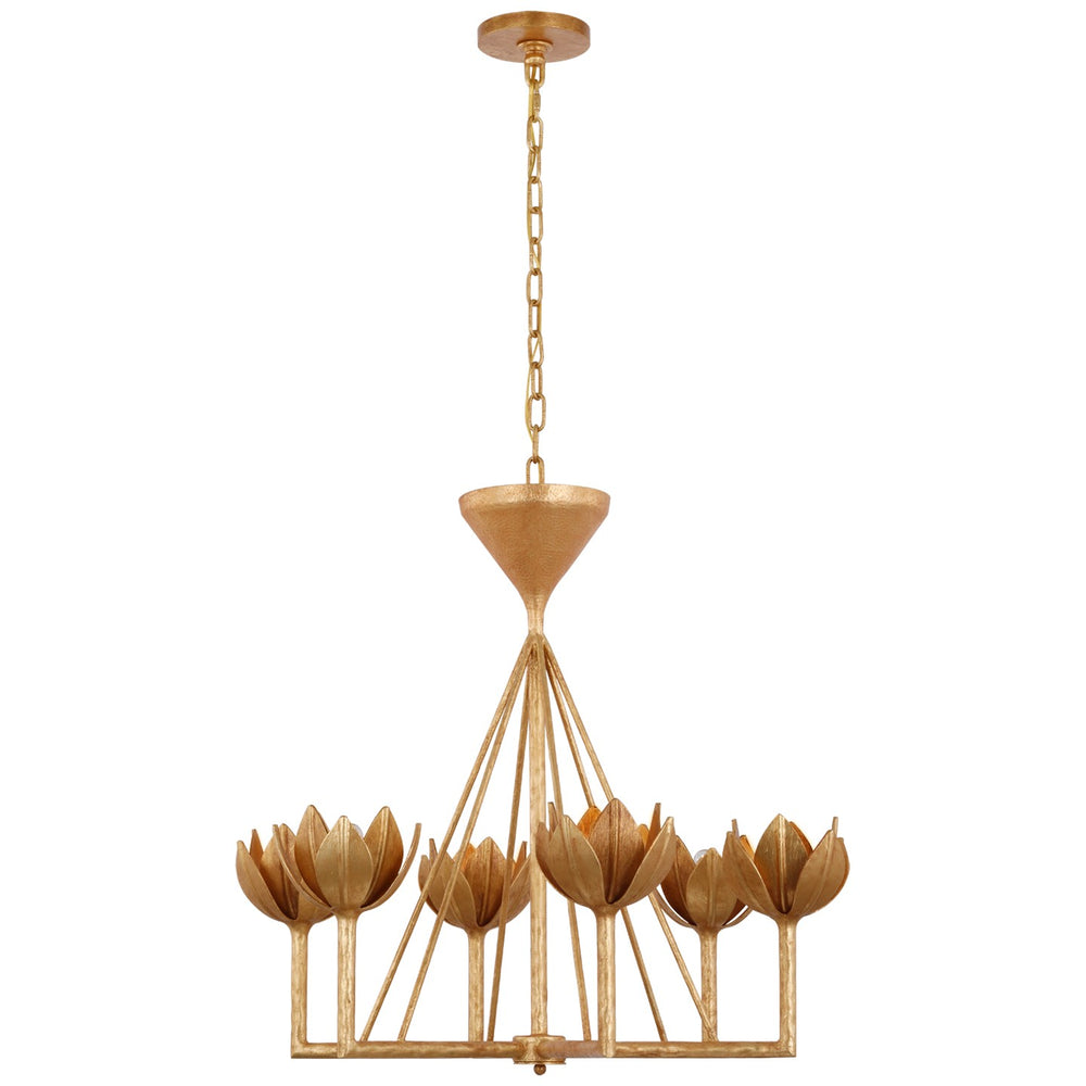 Visual Comfort Signature Canada - LED Chandelier - Alberto - Antique Gold Leaf- Union Lighting Luminaires Decor