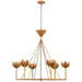 Visual Comfort Signature Canada - LED Chandelier - Alberto - Antique Gold Leaf- Union Lighting Luminaires Decor