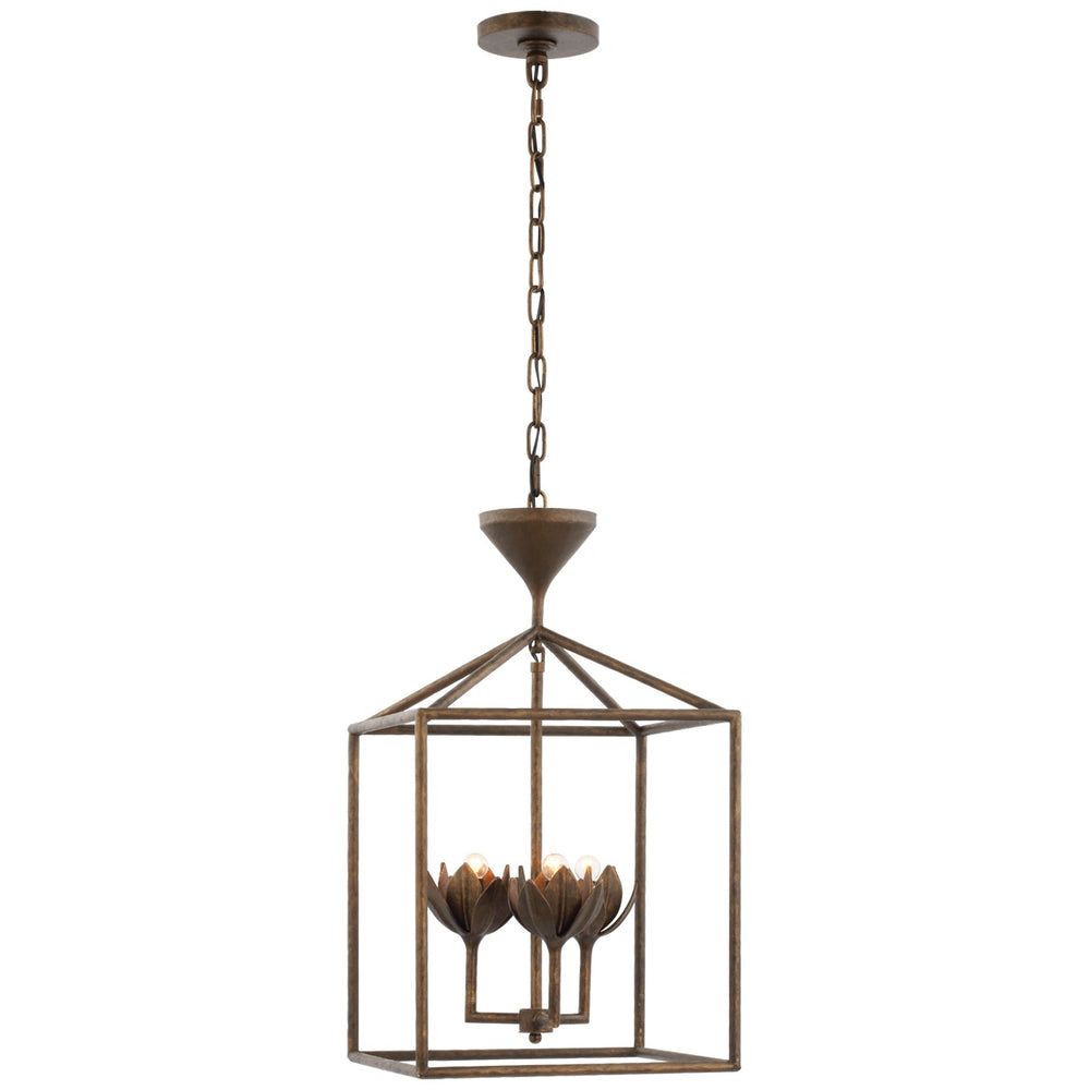 Visual Comfort Signature Canada - LED Pendant - Alberto - Antique Bronze Leaf- Union Lighting Luminaires Decor