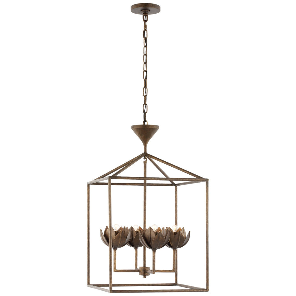 Visual Comfort Signature Canada - LED Pendant - Alberto - Antique Bronze Leaf- Union Lighting Luminaires Decor