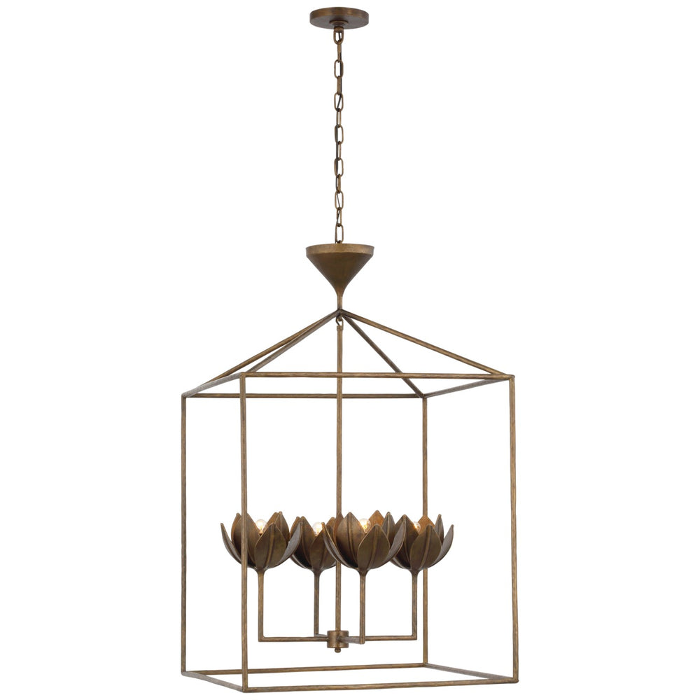 Visual Comfort Signature Canada - LED Pendant - Alberto - Antique Bronze Leaf- Union Lighting Luminaires Decor