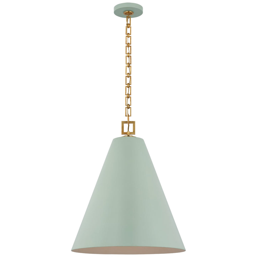 Visual Comfort Signature Canada - LED Pendant - Theo - Pale Blue and Gild- Union Lighting Luminaires Decor