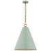 Visual Comfort Signature Canada - LED Pendant - Theo - Pale Blue and Gild- Union Lighting Luminaires Decor
