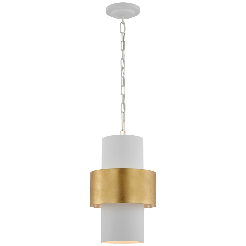 Visual Comfort Signature Canada - LED Pendant - Chalmette - Plaster White and Gild- Union Lighting Luminaires Decor