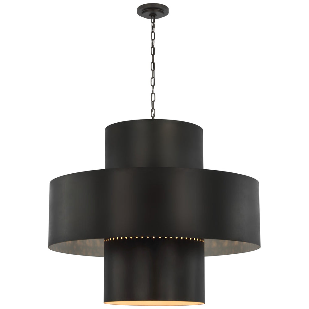 Visual Comfort Signature Canada - LED Pendant - Chalmette - Aged Iron- Union Lighting Luminaires Decor