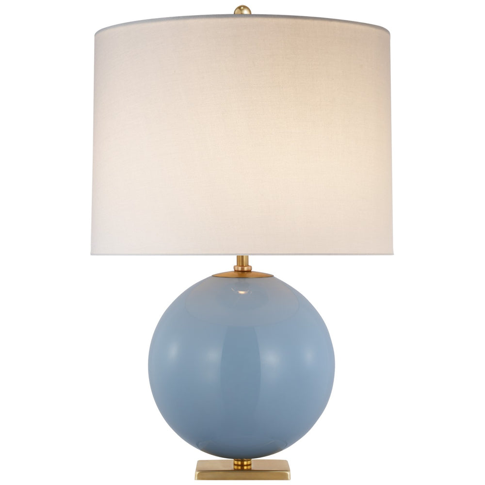 Visual Comfort Signature Canada - One Light Table Lamp - Elsie - Blue Painted Glass- Union Lighting Luminaires Decor