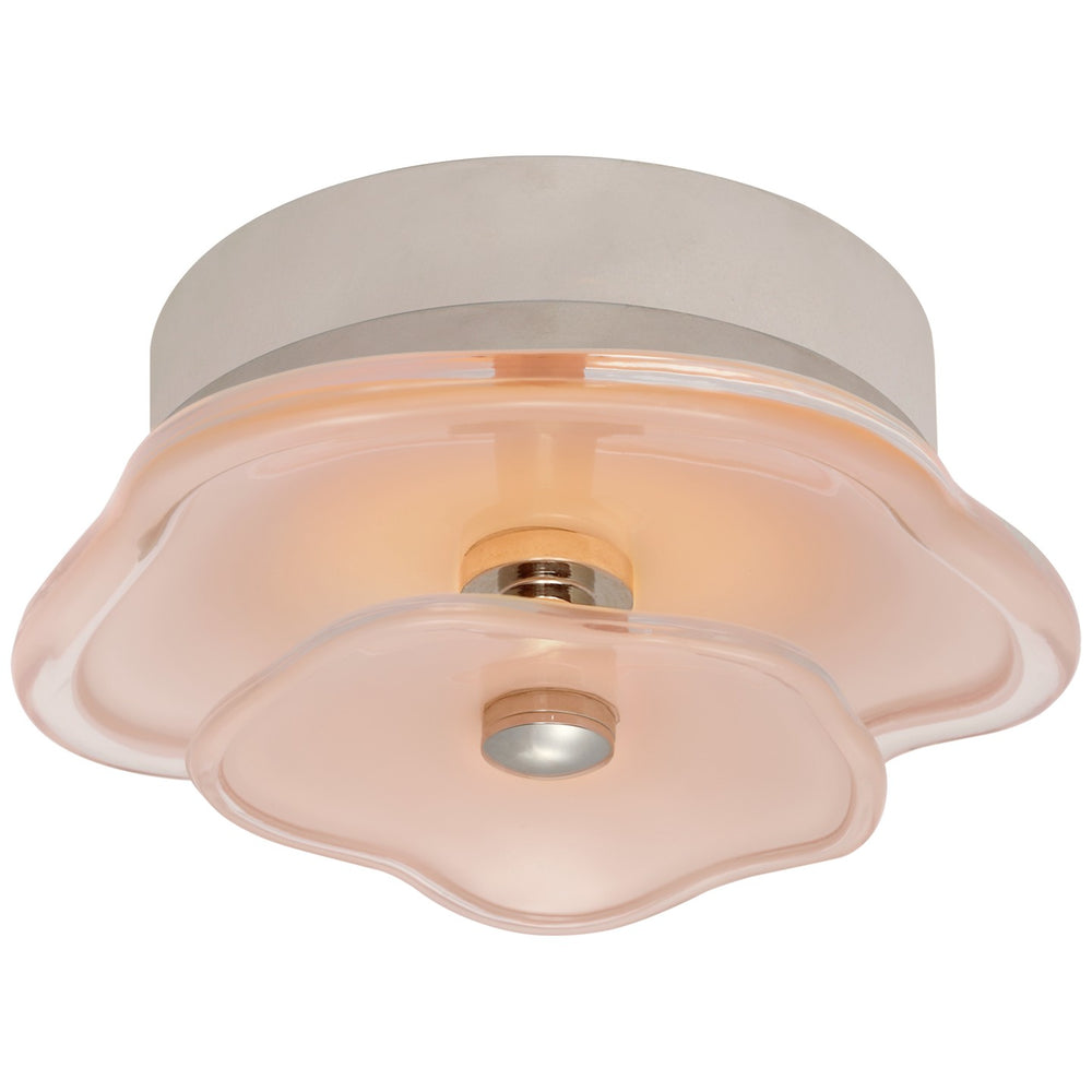 Visual Comfort Signature Canada - LED Flush Mount - Leighton - Polished Nickel- Union Lighting Luminaires Decor