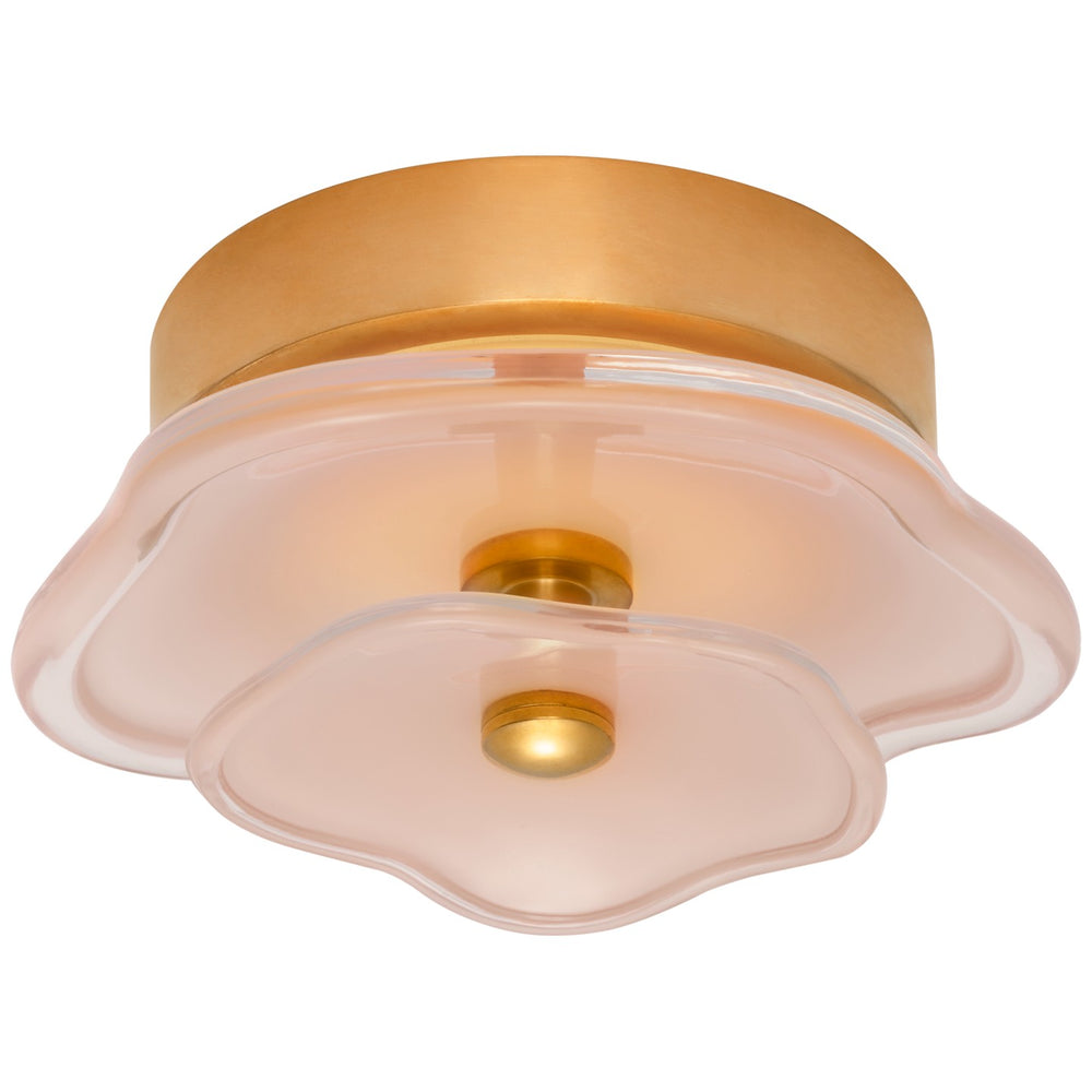 Visual Comfort Signature Canada - LED Flush Mount - Leighton - Soft Brass- Union Lighting Luminaires Decor