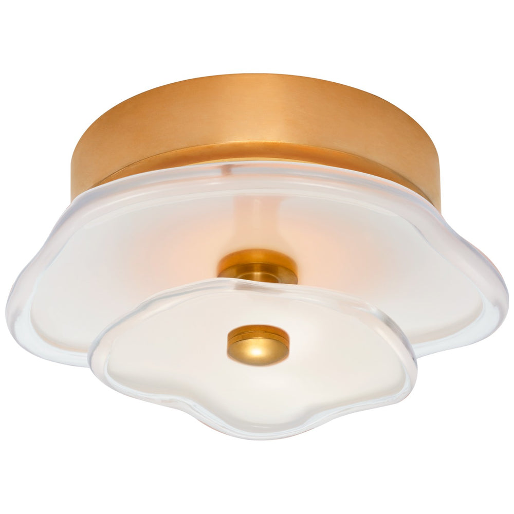 Visual Comfort Signature Canada - LED Flush Mount - Leighton - Soft Brass- Union Lighting Luminaires Decor