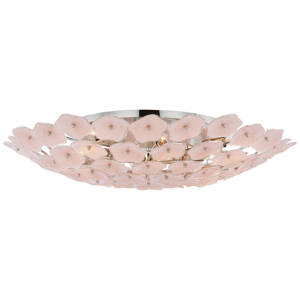 Visual Comfort Signature Canada - LED Flush Mount - Leighton - Polished Nickel- Union Lighting Luminaires Decor