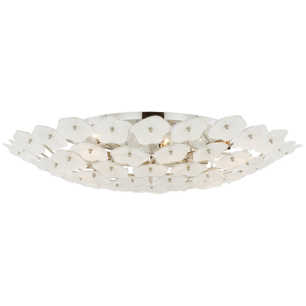 Visual Comfort Signature Canada - LED Flush Mount - Leighton - Polished Nickel- Union Lighting Luminaires Decor