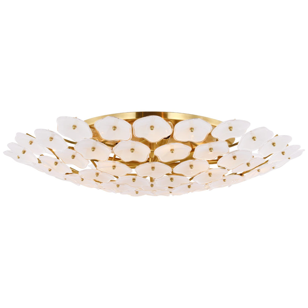 Visual Comfort Signature Canada - LED Flush Mount - Leighton - Soft Brass- Union Lighting Luminaires Decor