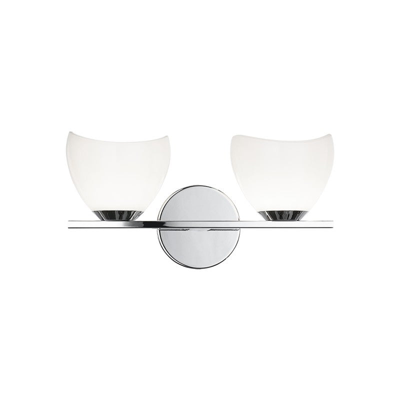 Matteo Canada - Two Light Vanity - Uptowne - Chrome- Union Lighting Luminaires Decor