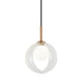 Matteo Canada - LED Pendant - Delcia - Aged Gold Brass- Union Lighting Luminaires Decor