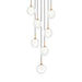 Matteo Canada - LED Pendant - Delcia - Aged Gold Brass- Union Lighting Luminaires Decor