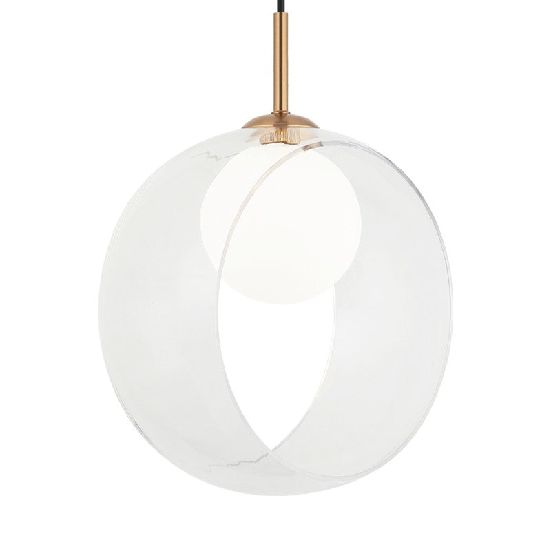 Matteo Canada - LED Pendant - Delcia - Aged Gold Brass- Union Lighting Luminaires Decor