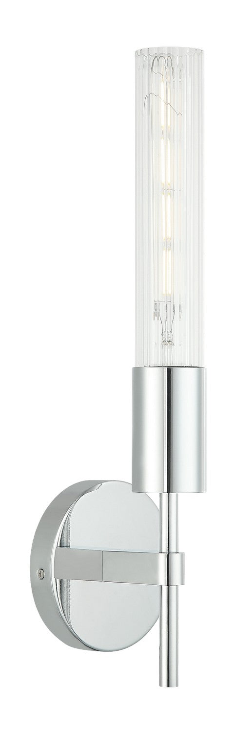 Matteo Canada - One Light Vanity - Lumière - Chrome- Union Lighting Luminaires Decor