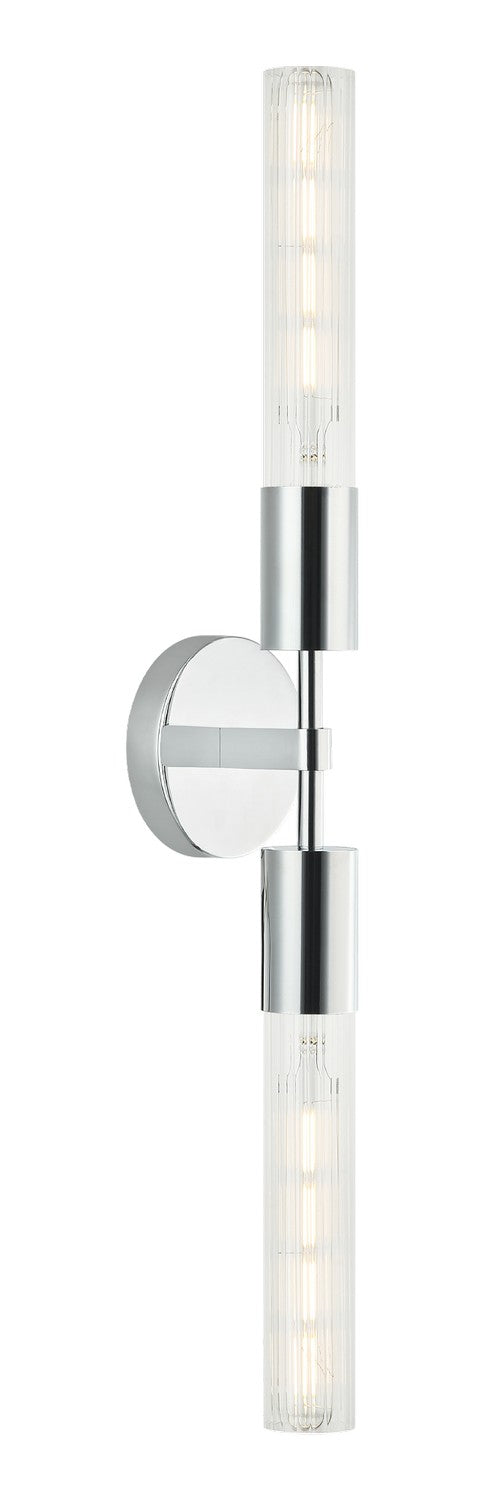 Matteo Canada - Two Light Vanity - Lumière - Chrome- Union Lighting Luminaires Decor