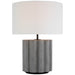 Visual Comfort Signature Canada - LED Table Lamp - Scioto - Oyster Stained Concrete- Union Lighting Luminaires Decor