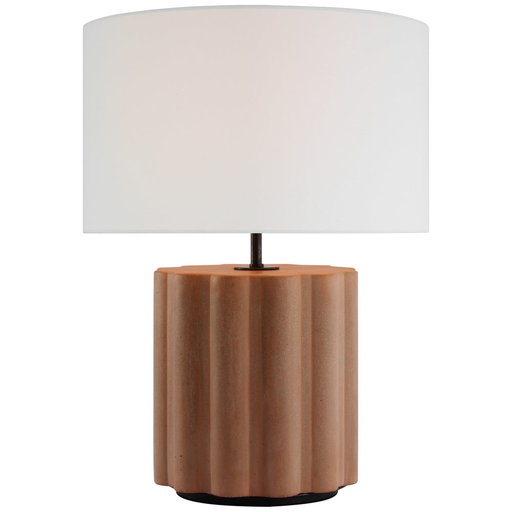 Visual Comfort Signature Canada - LED Table Lamp - Scioto - Terracotta Stained Concrete- Union Lighting Luminaires Decor