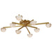 Visual Comfort Signature Canada - LED Flush Mount - Pedra - Antique-Burnished Brass- Union Lighting Luminaires Decor