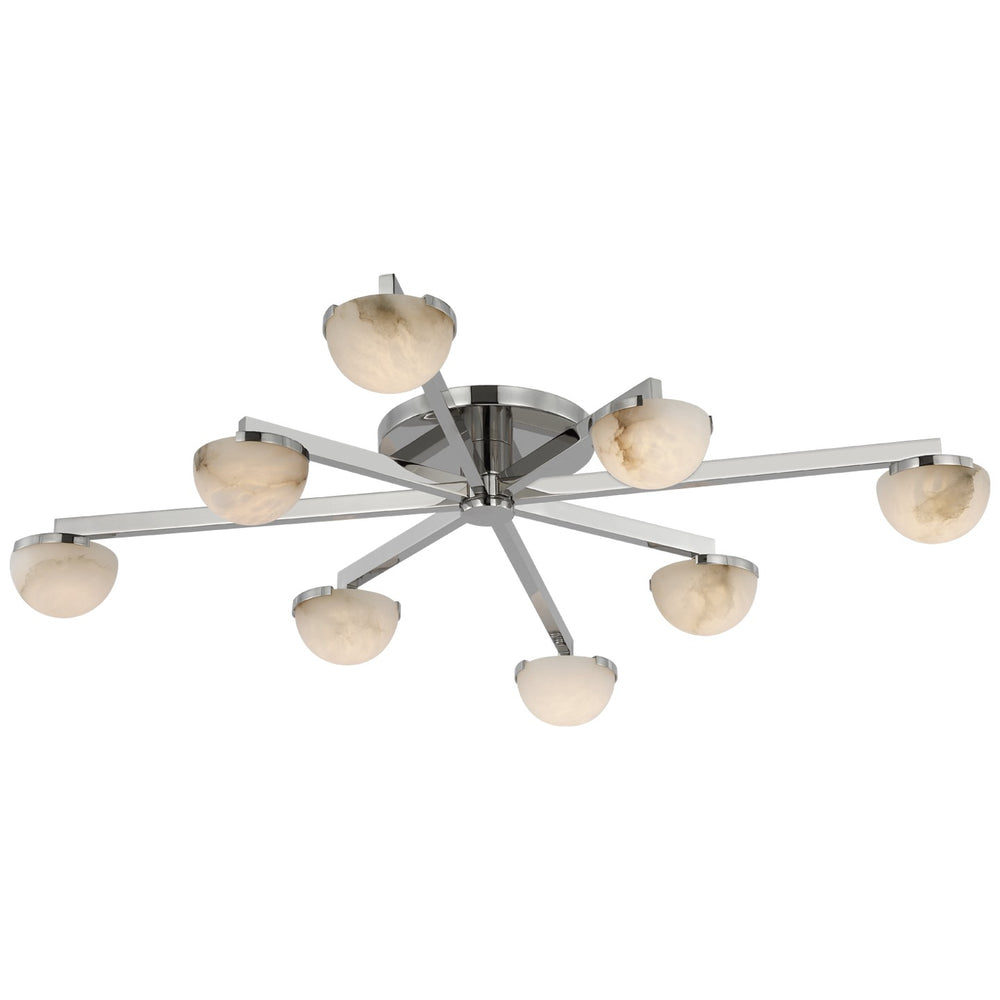 Visual Comfort Signature Canada - LED Flush Mount - Pedra - Polished Nickel- Union Lighting Luminaires Decor
