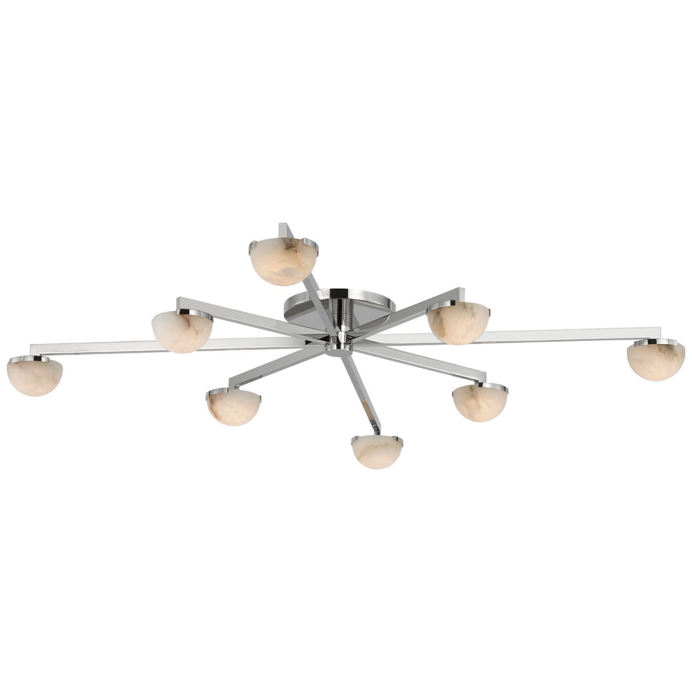 Visual Comfort Signature Canada - LED Flush Mount - Pedra - Polished Nickel- Union Lighting Luminaires Decor