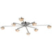Visual Comfort Signature Canada - LED Flush Mount - Pedra - Polished Nickel- Union Lighting Luminaires Decor