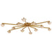 Visual Comfort Signature Canada - LED Flush Mount - Pedra - Antique-Burnished Brass- Union Lighting Luminaires Decor