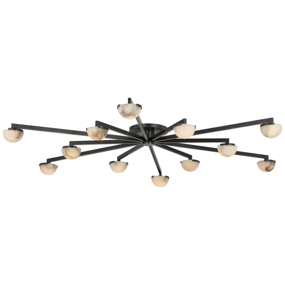 Visual Comfort Signature Canada - LED Flush Mount - Pedra - Bronze- Union Lighting Luminaires Decor