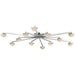 Visual Comfort Signature Canada - LED Flush Mount - Pedra - Polished Nickel- Union Lighting Luminaires Decor