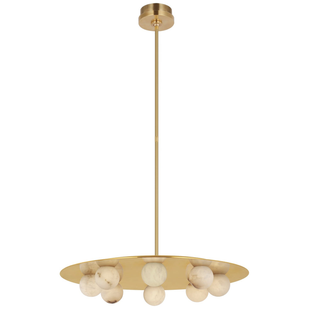 Visual Comfort Signature Canada - LED Chandelier - Pertica - Mirrored Antique Brass- Union Lighting Luminaires Decor