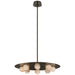Visual Comfort Signature Canada - LED Chandelier - Pertica - Mirrored Bronze- Union Lighting Luminaires Decor