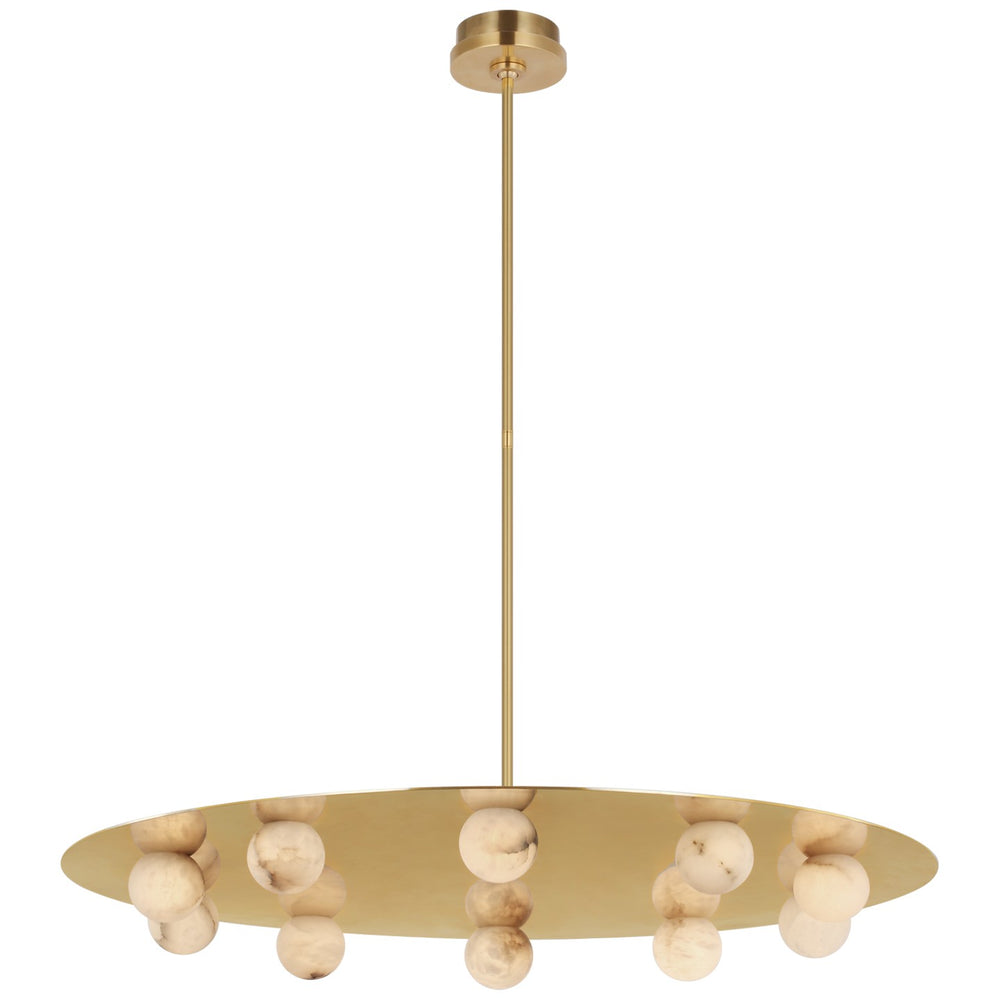 Visual Comfort Signature Canada - LED Chandelier - Pertica - Mirrored Antique Brass- Union Lighting Luminaires Decor