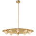 Visual Comfort Signature Canada - LED Chandelier - Pertica - Mirrored Antique Brass- Union Lighting Luminaires Decor