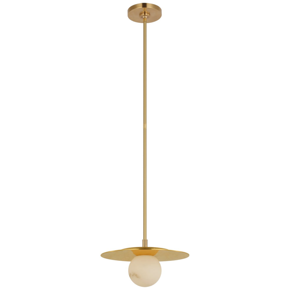 Visual Comfort Signature Canada - LED Pendant - Pertica - Mirrored Antique Brass- Union Lighting Luminaires Decor
