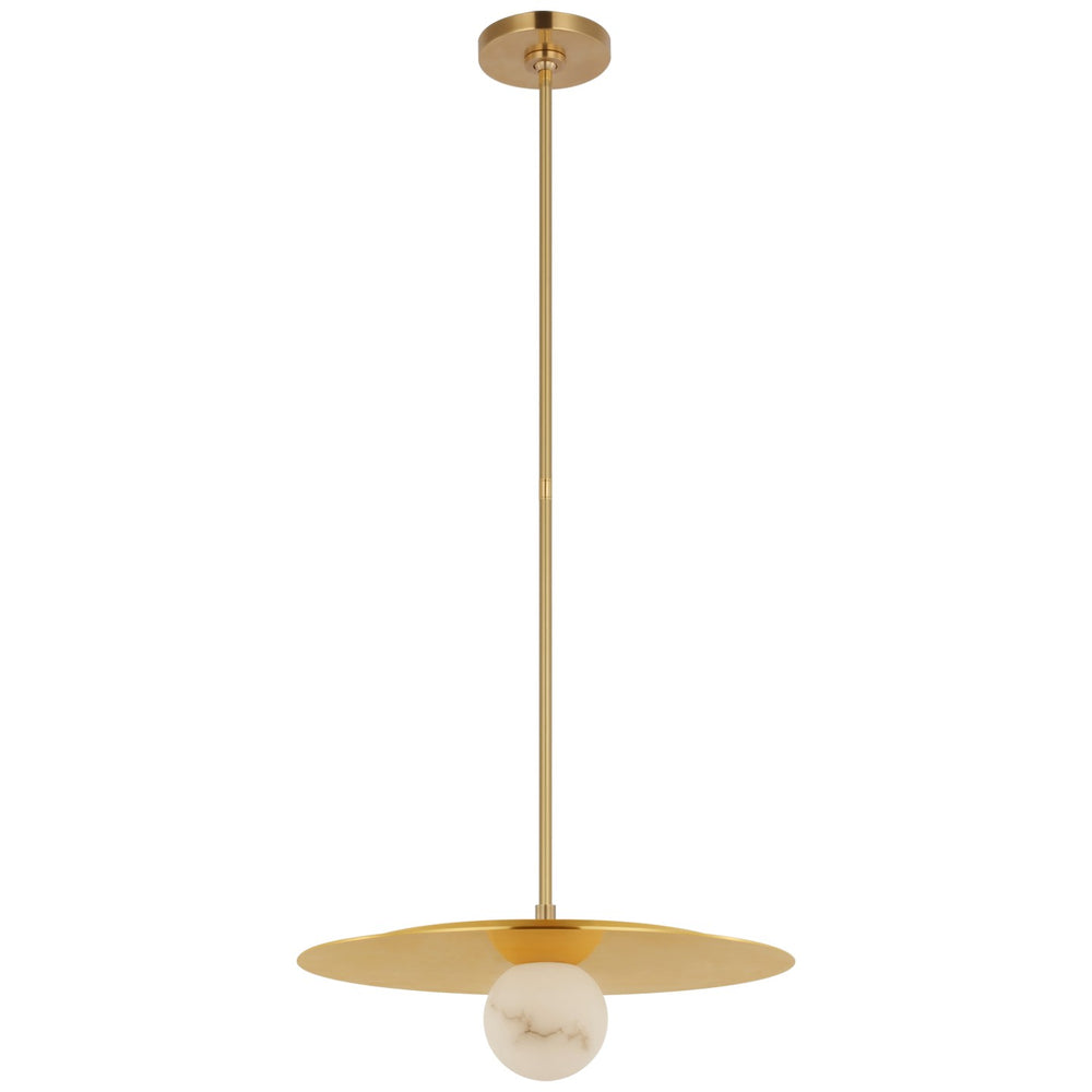Visual Comfort Signature Canada - LED Pendant - Pertica - Mirrored Antique Brass- Union Lighting Luminaires Decor