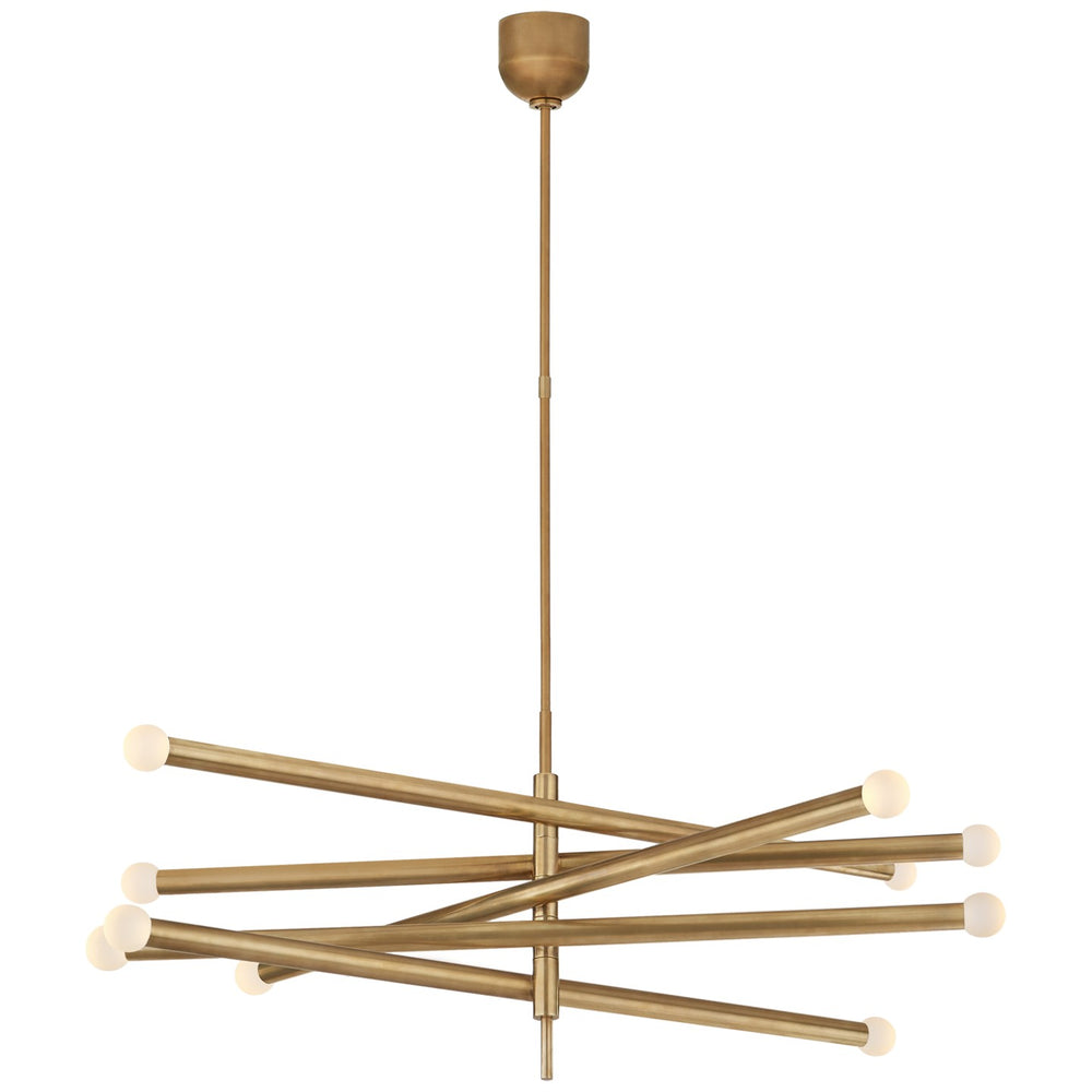 Visual Comfort Signature Canada - LED Chandelier - Rousseau - Antique-Burnished Brass- Union Lighting Luminaires Decor