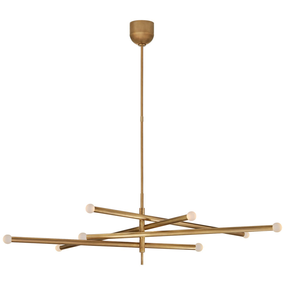 Visual Comfort Signature Canada - LED Chandelier - Rousseau - Antique-Burnished Brass- Union Lighting Luminaires Decor