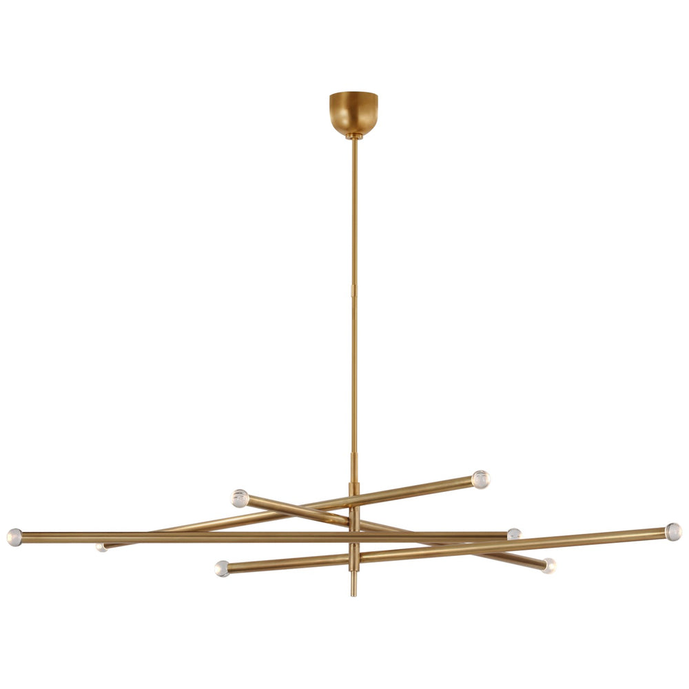 Visual Comfort Signature Canada - LED Chandelier - Rousseau - Antique-Burnished Brass- Union Lighting Luminaires Decor