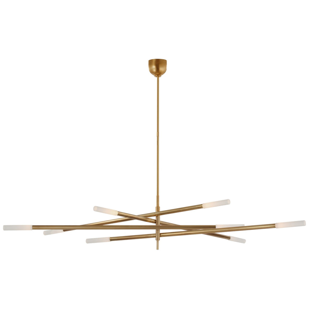 Visual Comfort Signature Canada - LED Chandelier - Rousseau - Antique-Burnished Brass- Union Lighting Luminaires Decor