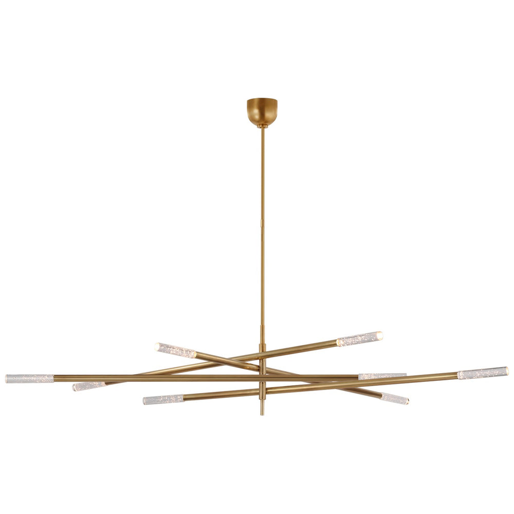 Visual Comfort Signature Canada - LED Chandelier - Rousseau - Antique-Burnished Brass- Union Lighting Luminaires Decor