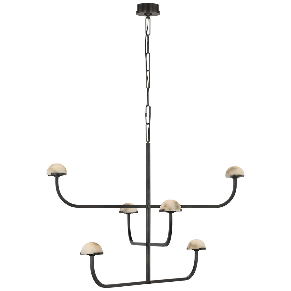 Visual Comfort Signature Canada - LED Chandelier - Pedra - Bronze- Union Lighting Luminaires Decor