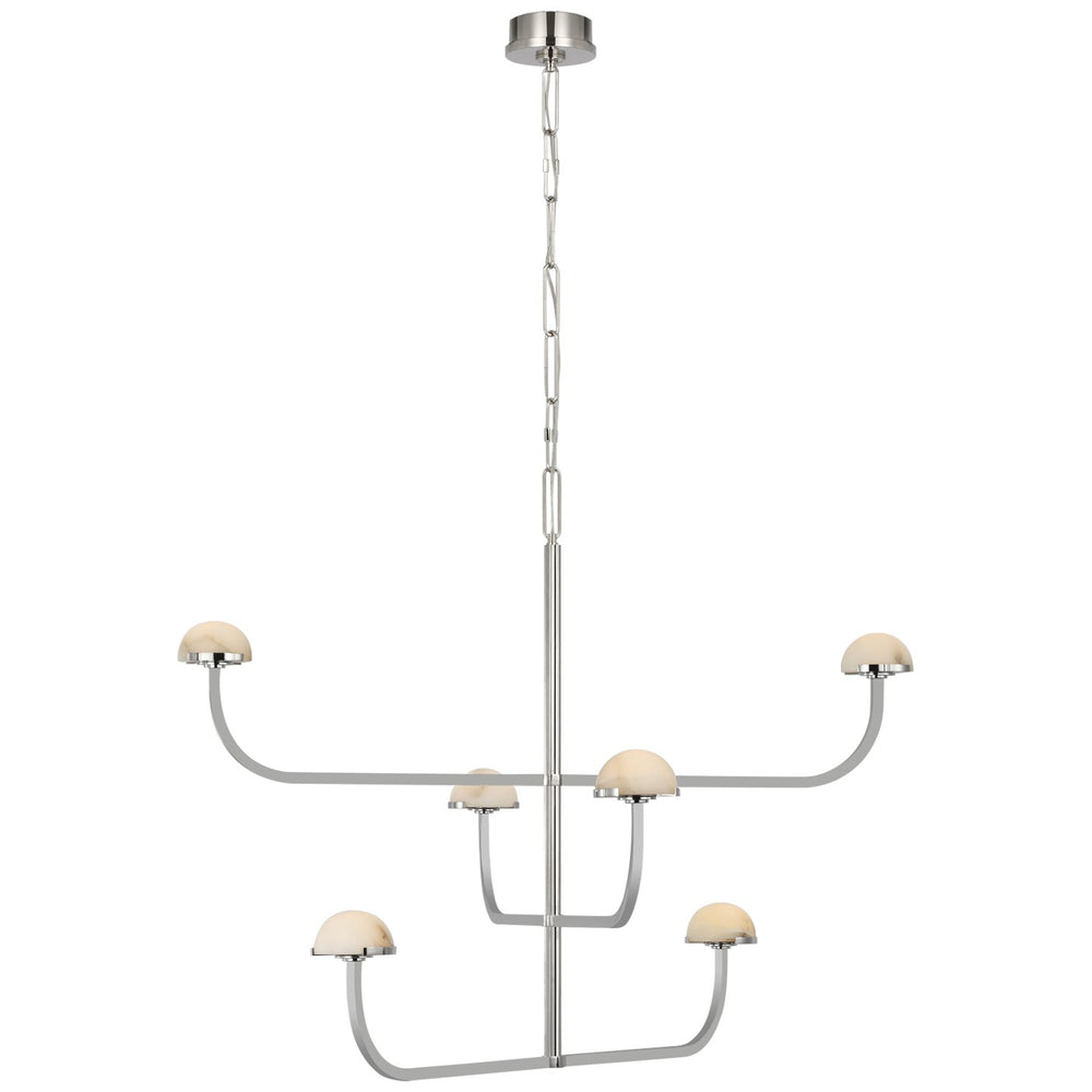 Visual Comfort Signature Canada - LED Chandelier - Pedra - Polished Nickel- Union Lighting Luminaires Decor