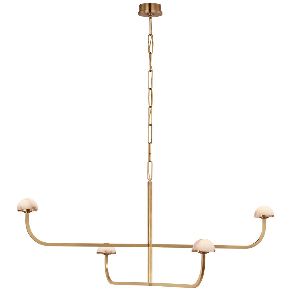 Visual Comfort Signature Canada - LED Chandelier - Pedra - Antique-Burnished Brass- Union Lighting Luminaires Decor