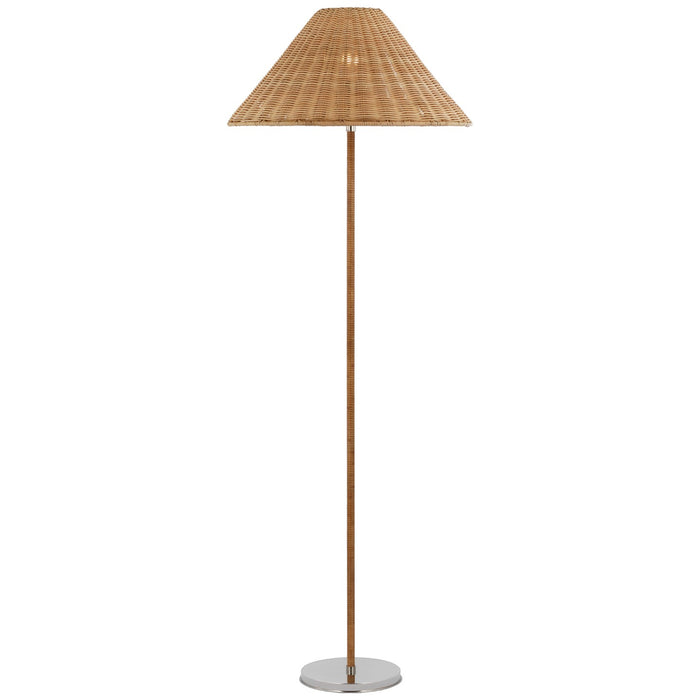 Visual Comfort Signature Canada - LED Floor Lamp - Wimberley - Polished Nickel- Union Lighting Luminaires Decor