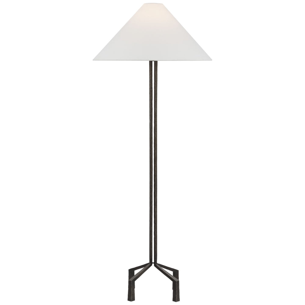Visual Comfort Signature Canada - LED Floor Lamp - Clifford - Aged Iron- Union Lighting Luminaires Decor