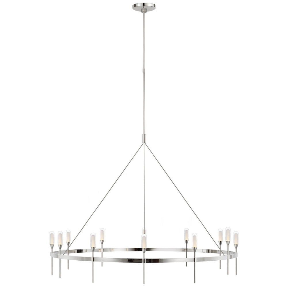 Visual Comfort Signature Canada - LED Chandelier - Overture - Polished Nickel- Union Lighting Luminaires Decor