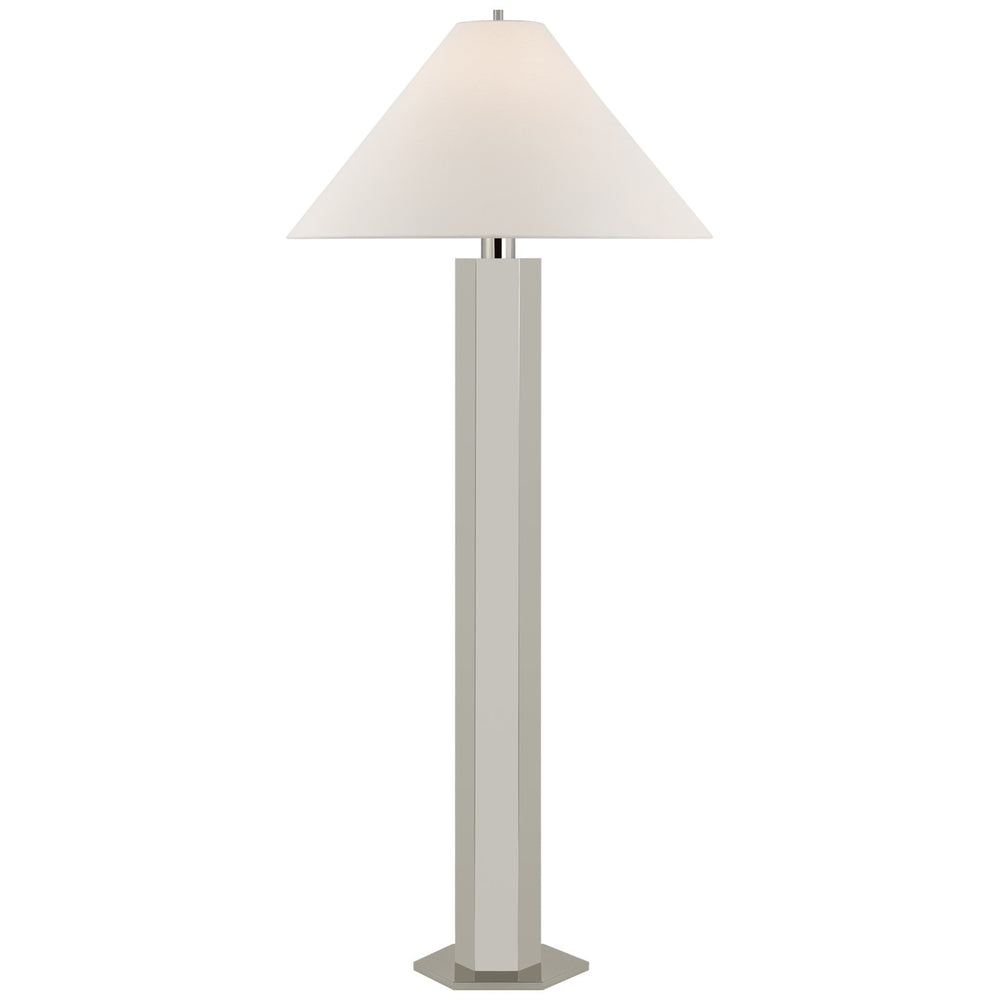 Visual Comfort Signature Canada - LED Floor Lamp - Olivier - Polished Nickel- Union Lighting Luminaires Decor