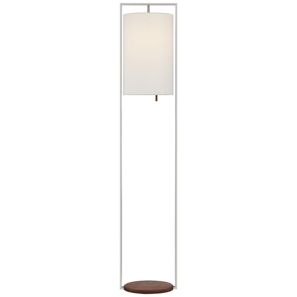 Visual Comfort Signature Canada - LED Floor Lamp - Zenz - Polished Nickel and Walnut- Union Lighting Luminaires Decor